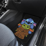 Baby Yoda And Stitch Car Floor Mats Baby Yoda And Stitch Car Floor Mats