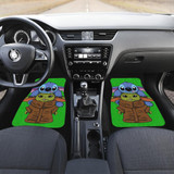 Baby Yoda And Stitch Car Floor Mats Baby Yoda And Stitch Car Floor Mats