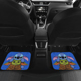 Baby Yoda And Stitch Car Floor Mats Baby Yoda And Stitch Car Floor Mats
