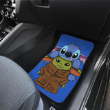 Baby Yoda And Stitch Car Floor Mats Baby Yoda And Stitch Car Floor Mats