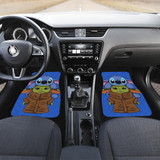 Baby Yoda And Stitch Car Floor Mats Baby Yoda And Stitch Car Floor Mats