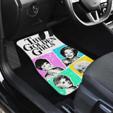 The Golden Girls Car Floor Mats Colorful TV Show