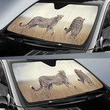 Wildlife Cheetah Auto Sun Shade Windshield