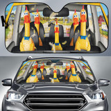 Chicken Funny Auto Sun Shade Windshield