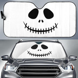 Jack Skellington Face Auto Sun Shade Windshield