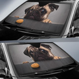 Cute Bulldog Dog Auto Sun Shade Windshield