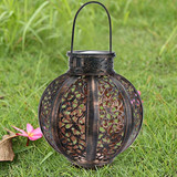 2 Pack Hanging Solar Lanterns, Garden Decor Retro - Halloween Decor