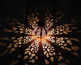 2 Pack Hanging Solar Lanterns, Garden Decor Retro - Halloween Decor