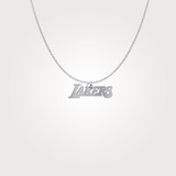 LA Lakers Sterling Silver Necklace
