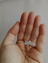 LA Lakers Sterling Silver Necklace