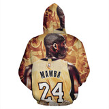 Kobe Bryant Zip-Up Hoodie