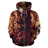 Kobe Bryant Zip-Up Hoodie