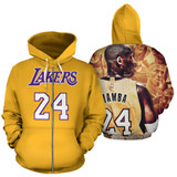 Kobe Bryant Zip-Up Hoodie