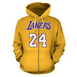 Kobe Bryant Zip-Up Hoodie