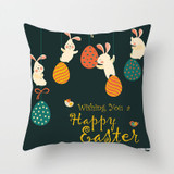 Easter Decorations For Home Easter Rabbit Bunny Eggs Polyester Pillowcase 45*45cm Party Sofa Decorations Easter Decorations For Home Easter Rabbit Bunny Eggs Polyester Pillowcase 45*45cm Party Sofa Decorations