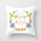 Easter Decorations For Home Easter Rabbit Bunny Eggs Polyester Pillowcase 45*45cm Party Sofa Decorations Easter Decorations For Home Easter Rabbit Bunny Eggs Polyester Pillowcase 45*45cm Party Sofa Decorations