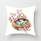 Easter Decorations For Home Easter Rabbit Bunny Eggs Polyester Pillowcase 45*45cm Party Sofa Decorations Easter Decorations For Home Easter Rabbit Bunny Eggs Polyester Pillowcase 45*45cm Party Sofa Decorations