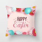 Easter Decorations For Home Easter Rabbit Bunny Eggs Polyester Pillowcase 45*45cm Party Sofa Decorations Easter Decorations For Home Easter Rabbit Bunny Eggs Polyester Pillowcase 45*45cm Party Sofa Decorations