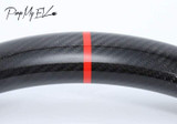Genuine Carbon Fiber Top Steering Wheel Fascia for Model Y (Various Options)
