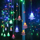 Christmas Garland LED Curtain Icicle String Light