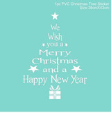 Christmas Decoration Window Christmas Stickers