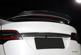 Genuine Carbon Fiber Trunk Tailgate Trim for Model X (Matte)