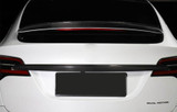 Genuine Carbon Fiber Trunk Tailgate Trim for Model X (Matte)