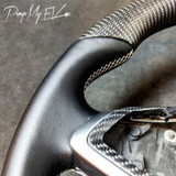 Custom Dry Carbon Fiber Steering Wheel Replacement for Model S & Model X (Various Options)