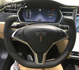 Custom Dry Carbon Fiber Steering Wheel Replacement for Model S & Model X (Various Options)