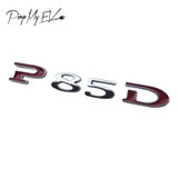 Tesla Model S & X Trim Denomination Emblem Badge Letters