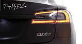 Tesla Model S & X Trim Denomination Emblem Badge Letters