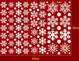 48pcs Christmas Snowflake Window Sticker