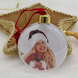 Wooden Photo Frame Pendant Ornaments Christmas Decorations