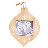 Wooden Photo Frame Pendant Ornaments Christmas Decorations