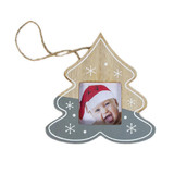 Wooden Photo Frame Pendant Ornaments Christmas Decorations