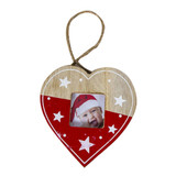 Wooden Photo Frame Pendant Ornaments Christmas Decorations