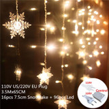 Christmas Decorations for Home Lights Outdoor Led String Warm White