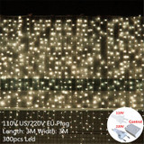 Christmas Decorations for Home Lights Outdoor Led String Warm White