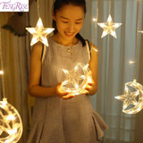 Elk Bell String LED Christmas light Decor