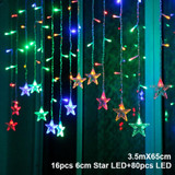 Elk Bell String LED Christmas light Decor