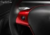ABS Steering Wheel Fascia for Tesla Model Y (2 colors)