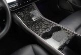 Genuine Forged Carbon Fiber Center Console Fascia Kit for Model 3 (Gloss)