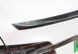 Carbon Fiber Effect Wing Spoiler Raised Back for Model S (Gloss)