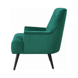 Luis Accent Chair Green & Black