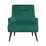 Luis Accent Chair Green & Black