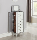 Alice 7 Drawer Mirrored Jewelry Armoire