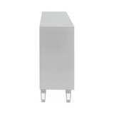 Cherry Mirrored Media Console