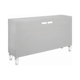 Cherry Mirrored Media Console