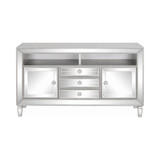 Cherry Mirrored Media Console