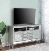 Cherry Mirrored Media Console